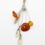 925 Silver & Natural Baltic Amber Pendant Image 3