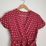 Summer Polka Dot Dress Size Uk 12 Image 10