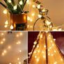 Fairy Lights Battery Operated, 5m 16ft 40LED Ball Waterproof Globe String Light, 2 Lighting Modes, for Indoor Lighting, Bedroom, Wedding, Party, Christmas, Halloween, Valentine, Camping Image 3