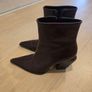 Dark brown Leather ankle boots Image 3