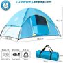 SPRING SALE | Camping Tent for S(1-2)/L(2-3) Person, Dome Tent, Easy Set Up Lightweight Tent Outdoor Tent for Camping, Hiking, Backpacking Tent Image 2