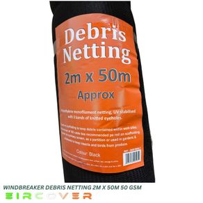Windbreaker netting  Economy 2m x 50m 50 gsm Black