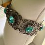 Rare Vintage Czech filigree Bracelet Image 4