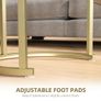 Marble-Effect Nesting Tables Set Image 6