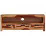 TV Cabinet 110x30x40 cm Solid Wood Acacia Image 2