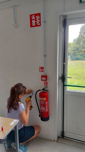 6KG Powder Fire Extinguisher commissioned