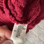Vintage Cherry Red Knit Vest Top Image 5