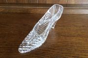 Glass Crystal Shoe Ornament Trinket dish