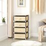 Cabinet Storage Shelf with 4 Fabric Drawers - Free Delivery Nationwide Image 6