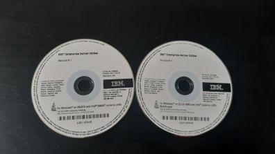 IBM DB2 9.1 Enterprise Server Edition DVD discs - homelab software