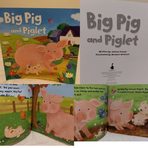Big Pig And Piglet Story Book