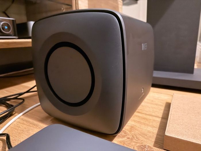 KEF R3 Meta Speakers, KC62 Subwoofer, WiiM Amp Ultra & S3 Stands