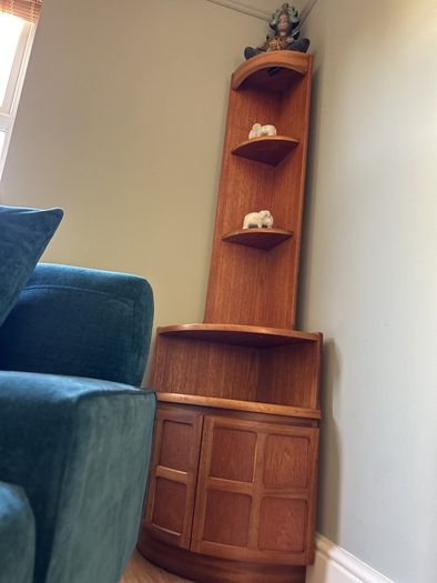 Mid Century Nathan Corner Cabinet