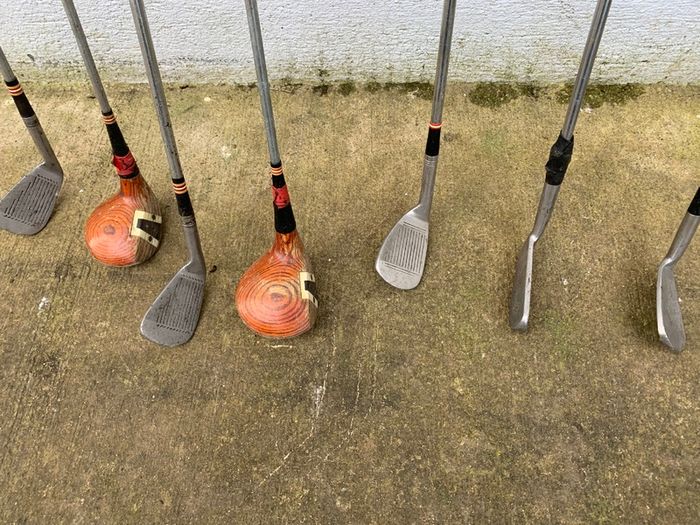 Golf bag and clubs