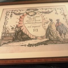18th century French advertisement