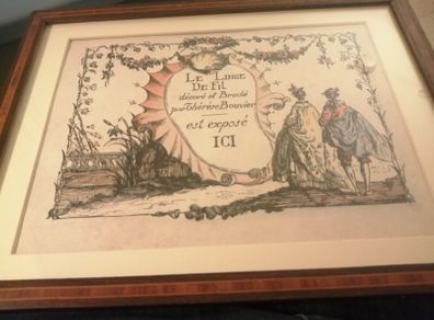 18th century French advertisement