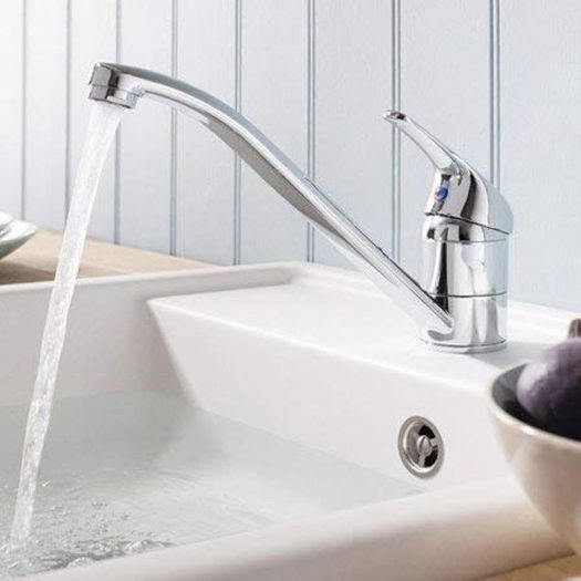 NEW SALE | Sink Mixer Tap Single Lever with Long Swivel Spout Monobloc Faucet Solid Brass Body Chrome