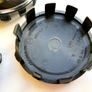 Set of 4 brand new 56mm BMW BLACK / WHITE alloy wheel caps 56 Image 10
