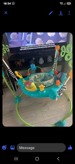 Baby Einstein Ocean Explorers Curiosity Cove 2-in-1 Activity Baby Jumper.