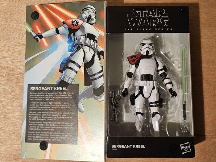 Star Wars Sergeant Kreel 6" Scale Black Series New & Unopened