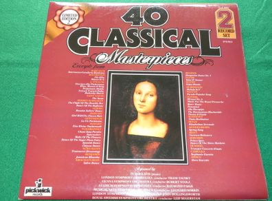40 Classical Masterpieces 1978 2 Lps Uk Pressing