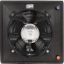 42kW Industrial Air Heater Fan with Thermostat Bracket Black Hall Workshop Heater Image 3