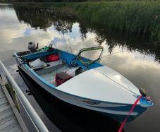 14ft aluminium boat combo