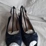 size 6 Fiorella navy wedge sandal Image 10