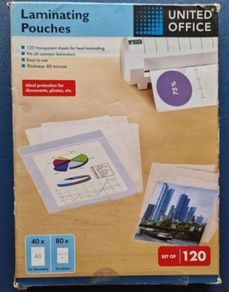 Laminating Pouches.