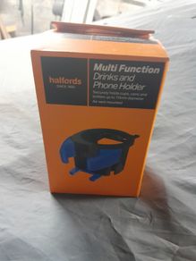 In car cup holder with phone holder