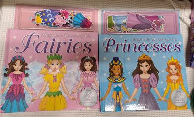 Magnetic Dressing Up Books Fairies & Princesses