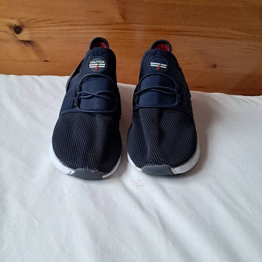 Nautica slip on trainers Size 3 eu 36 navy/white in excellent condition