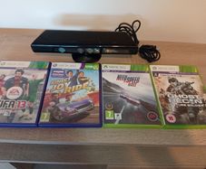 Microsoft Xbox 360 Kinect Sensor Model 1414 working with games