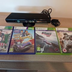 Microsoft Xbox 360 Kinect Sensor Model 1414 working with games