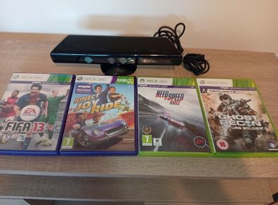 Microsoft Xbox 360 Kinect Sensor Model 1414 working with games