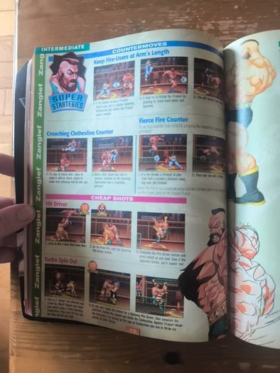 Street Fighter II 2 Expert Players Handbook Super NES Sega Megadrive RARE