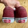 Wine Old Skool Vans, size UK 3. RRP 80. Image 3