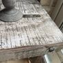 Ex display Smithers of Stanford reclaimed wood rustic foldaway console table Image 10