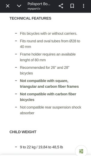 bike seat