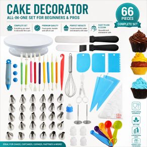66-Piece Cake Decorating Set