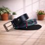 Unisex Handmade Leather Polo Belt Woven Argentine Style Belt Image 3