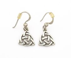 Vintage 925 Sterling Silver Celtic Knot Earrings