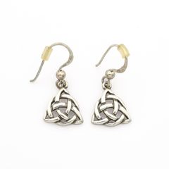 Vintage 925 Sterling Silver Celtic Knot Earrings