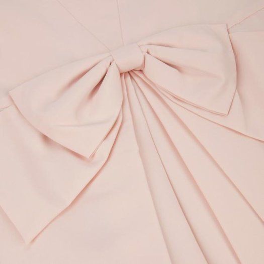 Ted Baker Light Pink Skirt With Bow Cocktail Dress