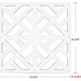 Hanging Room Divider,10 Pieces Wood-Plastic 5mm Thick Screen Panel for Living Room and Beding Room MULTIPLE DESIGNS AVAILABLE, SEE PHOTOS (FREE POSTAGE) Image 7
