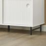 Shoe Cabinet with Sliding Doors and Seat Cushion Image 6
