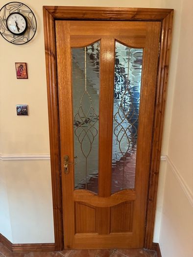 Interior glass and wooden doors
