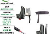 Evnroll ER2 Neo Classics Triple Black Putter / 34"