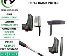 Evnroll ER2 Neo Classics Triple Black Putter / 34"