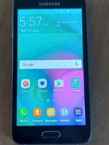 Samsung Galaxy A3, Model SM-A300FU, 16GB, in excellent working condition
